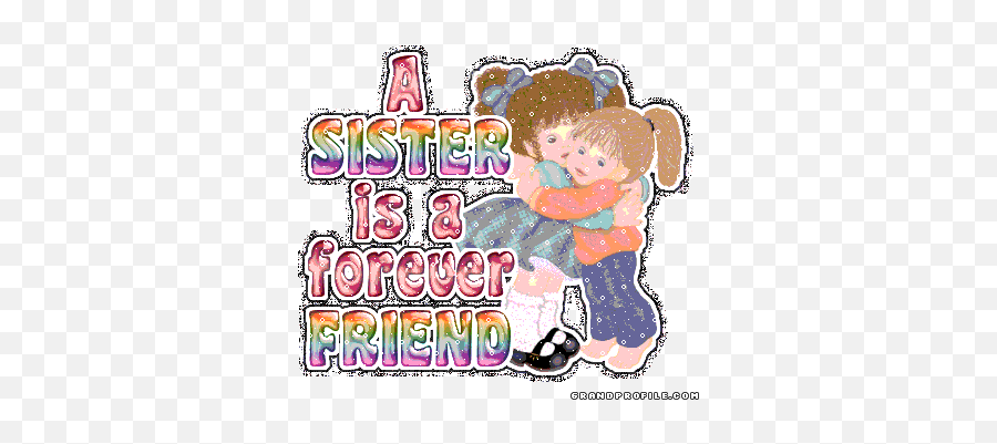 Free Clip Art - Love My Sister Gif Emoji,Sister Clipart