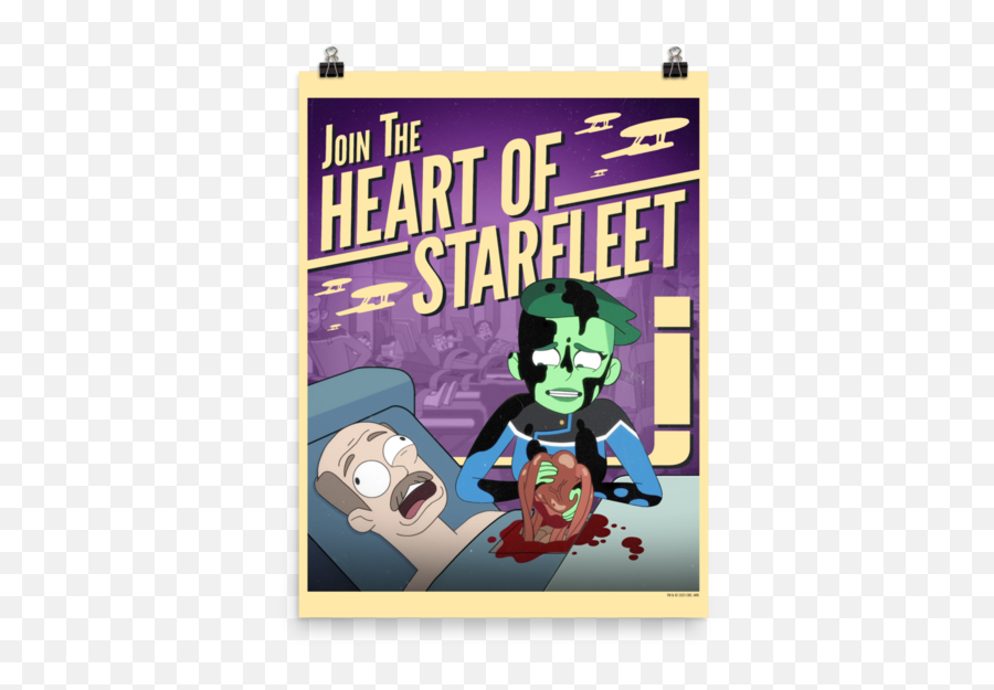 Lower Decks Heart Of - Zombie Emoji,Cbs Star Trek Logo