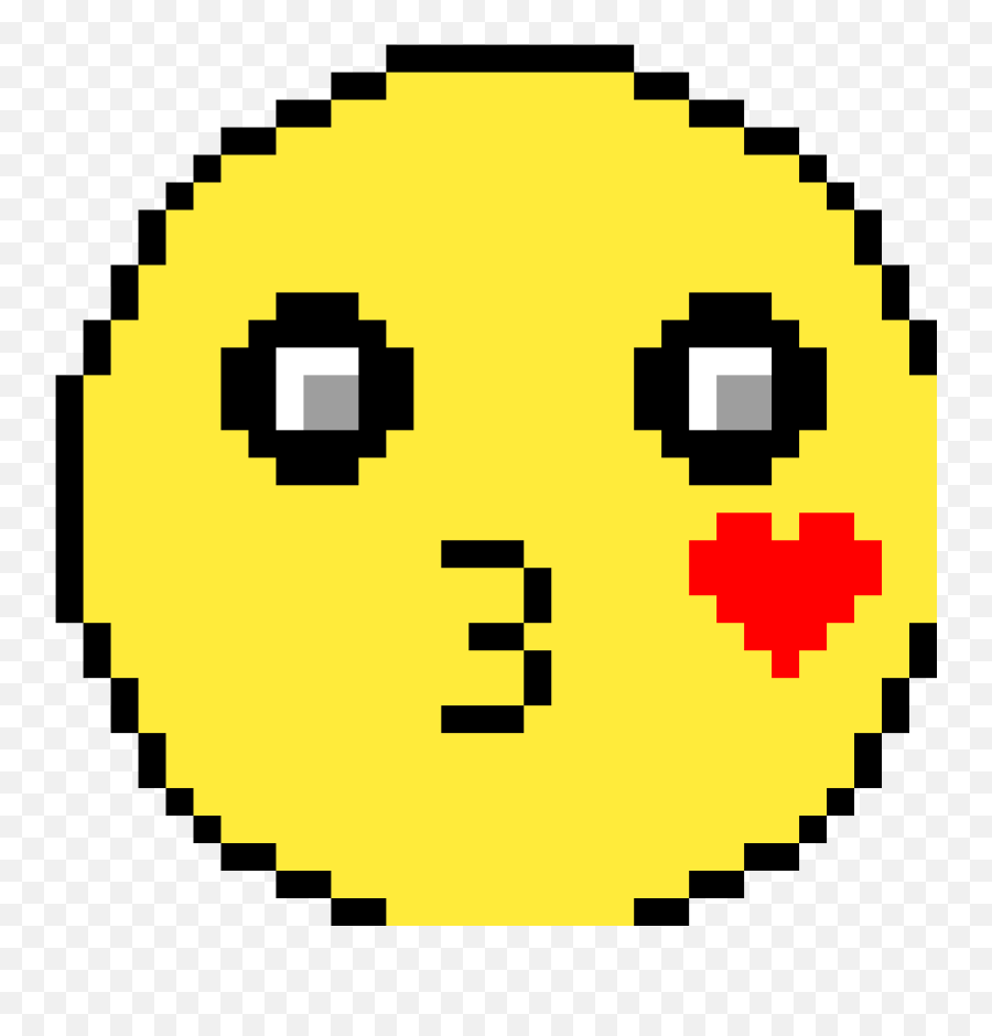 Kiss Emoji - Blueprint Minecraft Dome,Sans Eye Png
