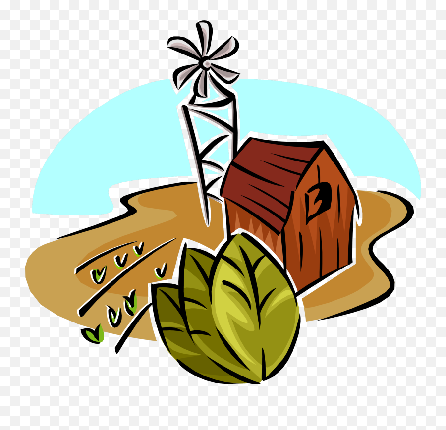 Download Tobacco Farm Royalty Free - Farm Clip Art Emoji,Farm Clipart