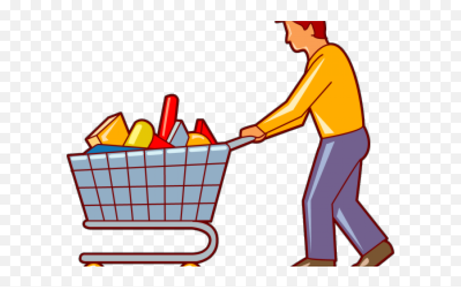 Cartoon Pushing Shopping Cart Png - Animated Pushing A Cart Gif Emoji,Shopping Carts Clipart