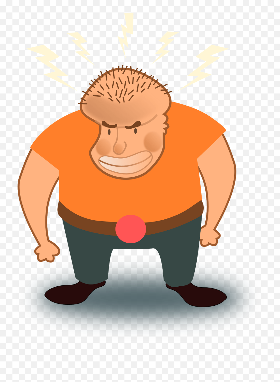 Mad Man Clipart Free Download Transparent Png Creazilla - Angry Guy Cartoon Png Emoji,Mad Clipart