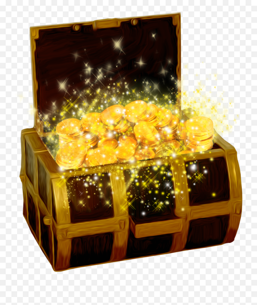 Open Treasure Chest Transparent Png - Stickpng Treasure Transparent Emoji,Treasure Clipart