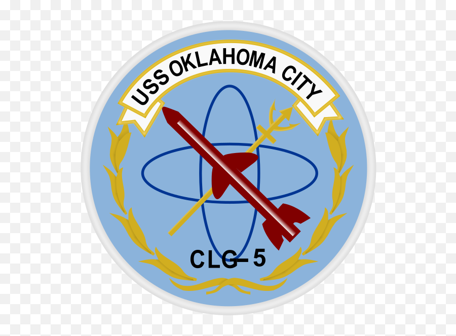 Uss Oklahoma City Patch - Language Emoji,Clg Logo