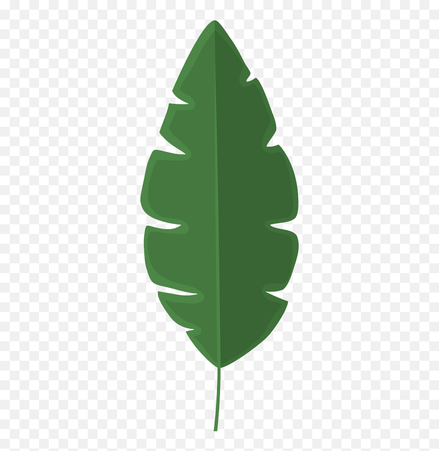 Tropical Leaf Png - Clipart World Illustrator Banana Leaf Vector Emoji,Tropical Leaf Clipart
