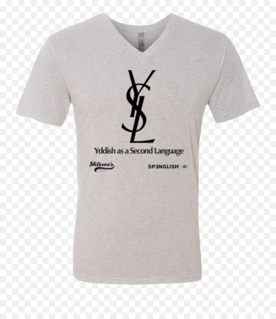 Ysl Yddish As A Second Language Emoji,Ysl Logo T-shirt