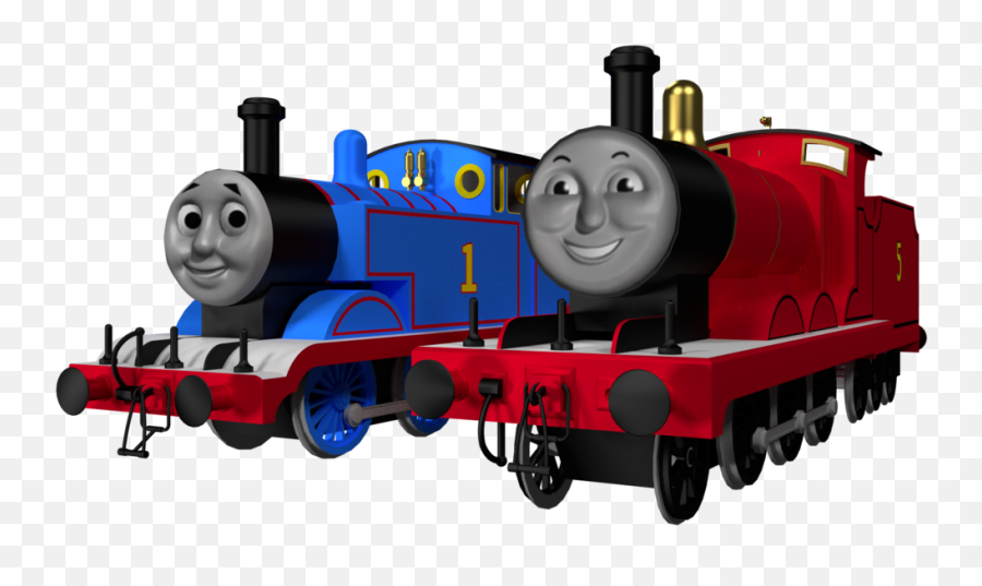 View Collection - Thomas And Friends 3d Models 1024x576 Train Thomas And James Emoji,Thomas Png