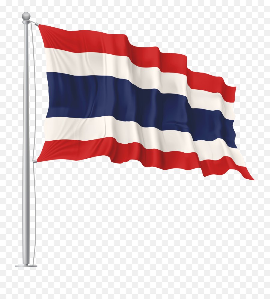Thailand Waving Flag Png Image - Transparent Puerto Rican Flag Png Emoji,Waving Flag Png