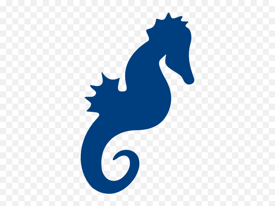 Seahorse Silhouette - Kuda Laut Emoji,Seahorse Clipart