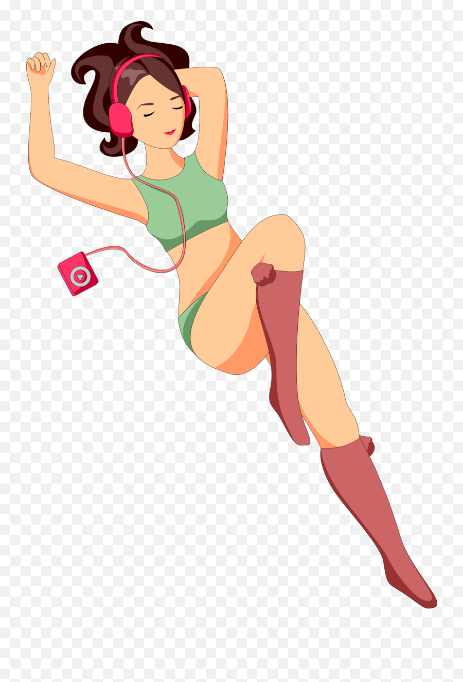 Music Listen Relax Girl Drawing Free Image Download Emoji,Listen To Music Clipart