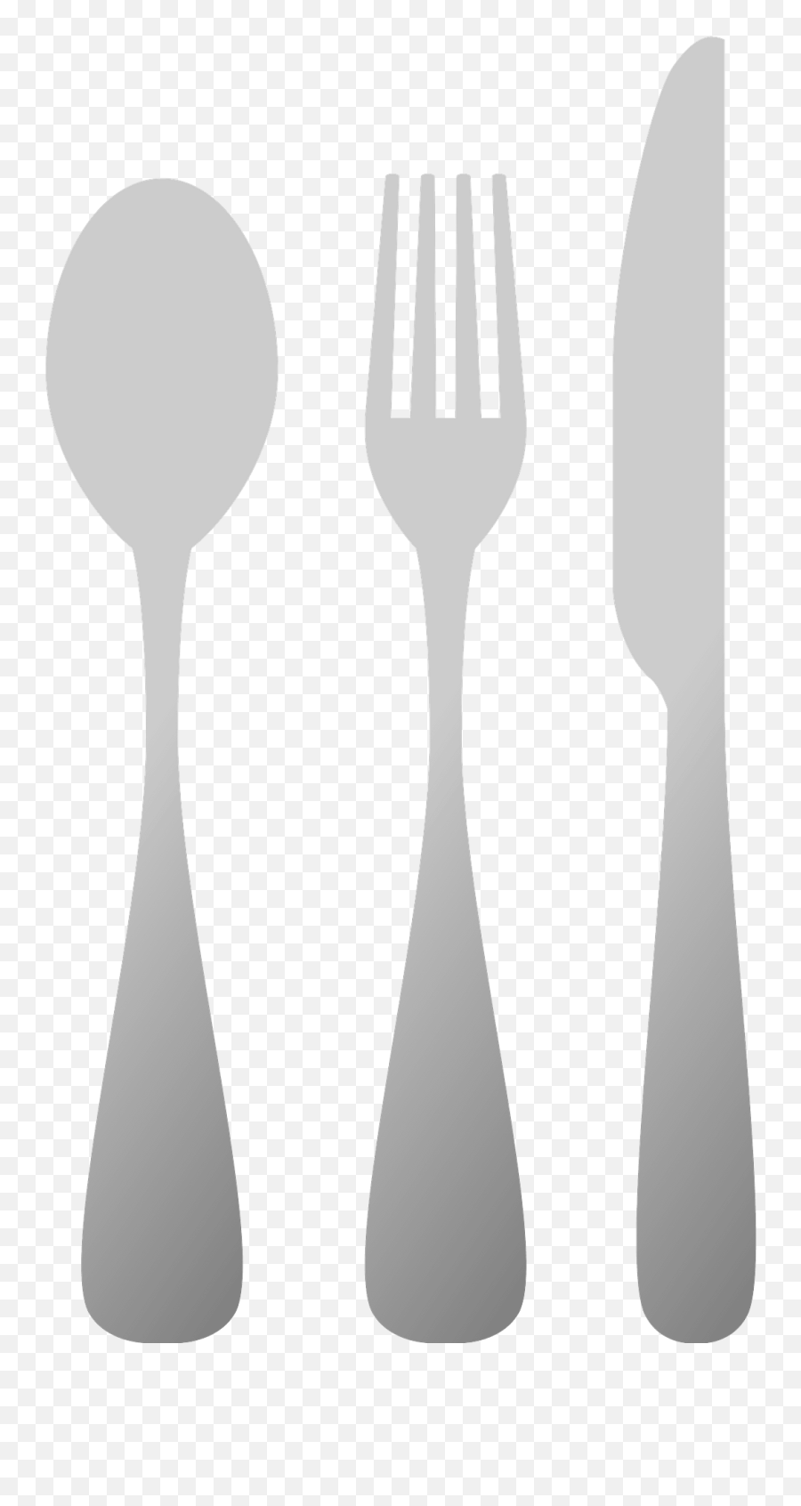 Spoon Fork Table Knife Clipart Free Download Transparent - Grey Knofe And Fork Clipart Emoji,Fork Clipart