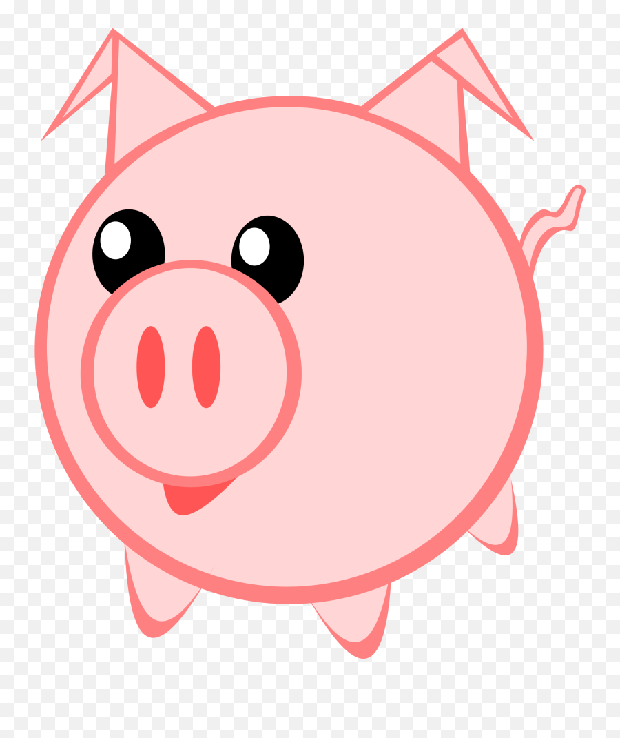 Free Pigs Clipart And Vector Images - Cartoon Pig Face No Background Emoji,Pig Clipart