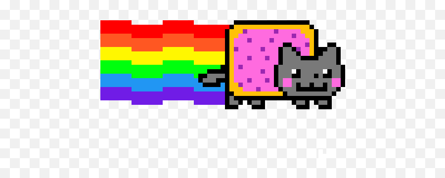 Pixilart - Nyancat By Anonymous Emoji,Nyan Cat Png
