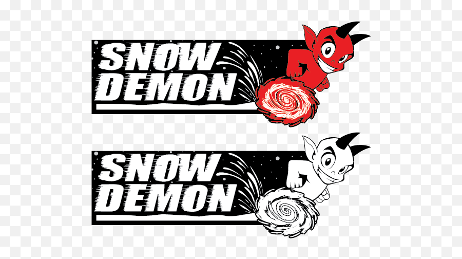Snow Demon Logo On Behance - Fictional Character Emoji,Demon Logo