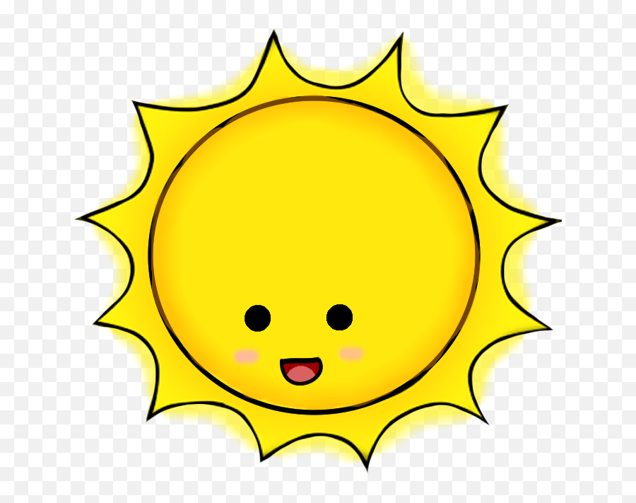 Cute Sunshine Cliparts Free Download - Sun Clipart Emoji,Sun Clipart