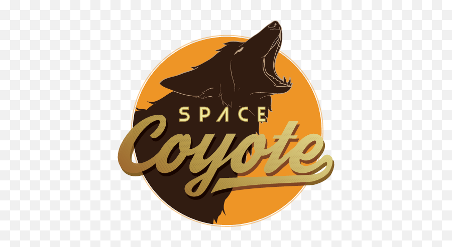 Space Coyote - Space Coyote Logo Emoji,Coyotes Logo