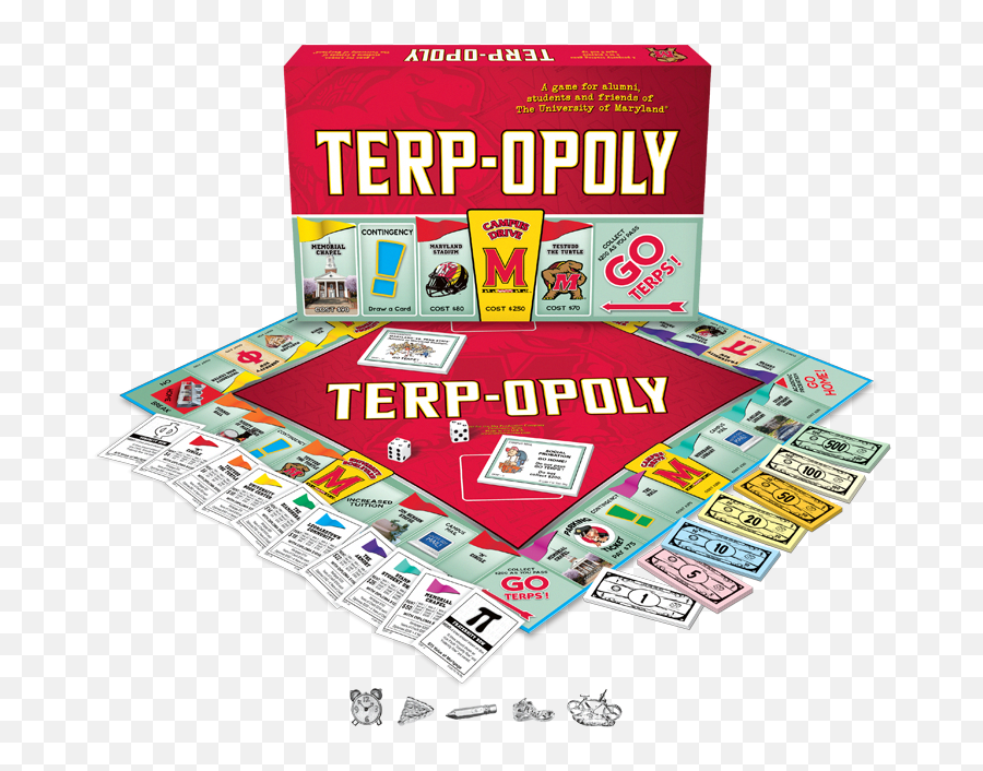 Terp - Nebraska Monopoly Emoji,Maryland Terp Logo