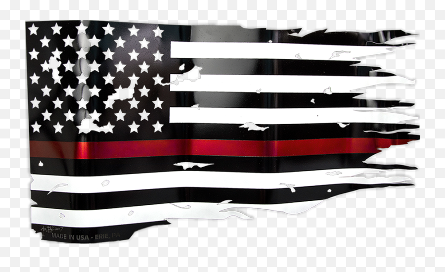 American Flag Red Stripe Transparent - American Flag Red Line Png Emoji,Distressed American Flag Clipart