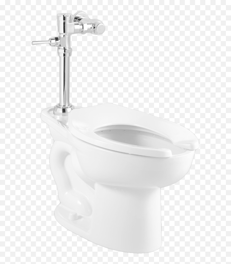 Madera 16 Gpf Ada Everclean Toilet With Exposed Manual Flush Emoji,Toilet Transparent