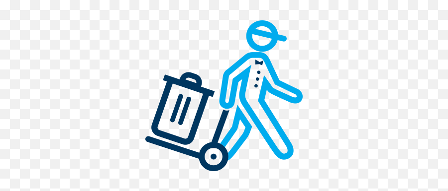 Valet Trash Waste Services - Trash Valet Emoji,Trash Logo