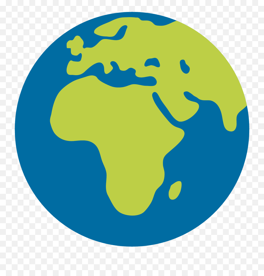Globe Showing Europe - Earth Emoji Android,Europe Clipart