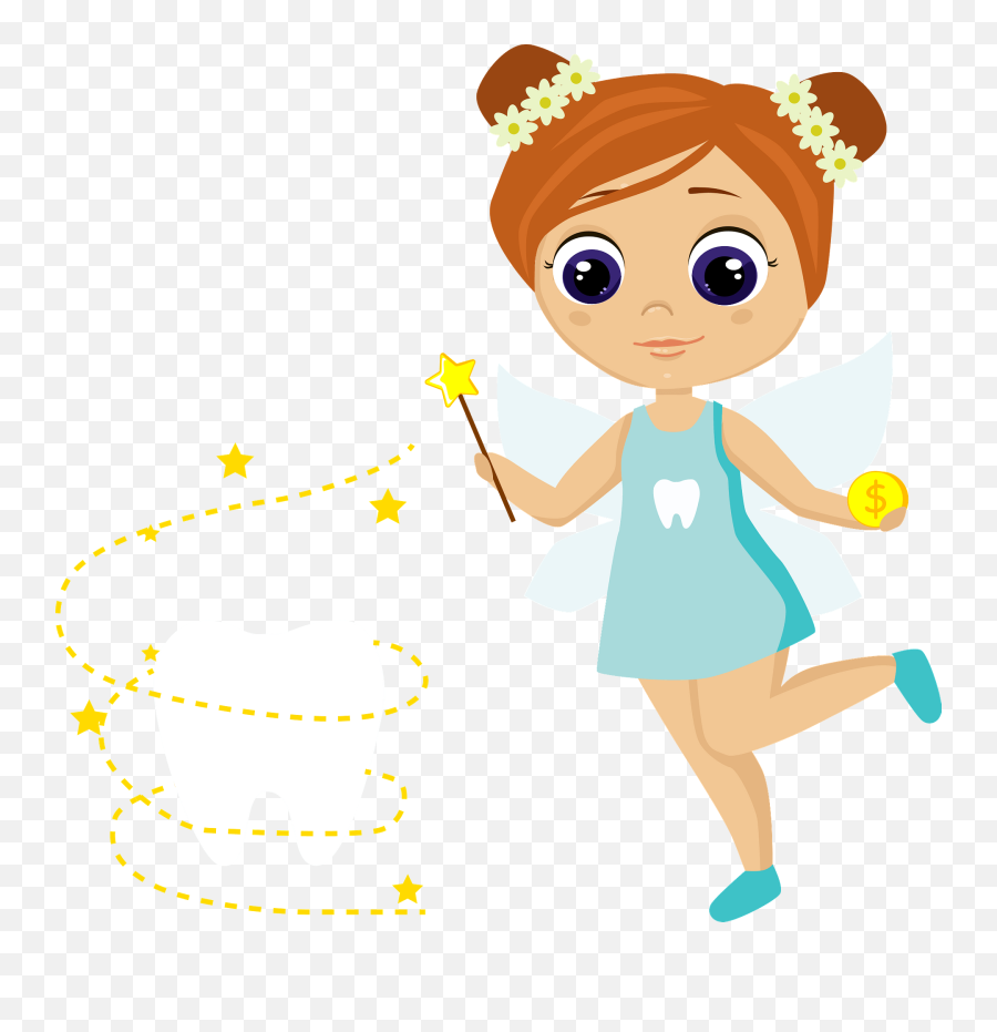 Tooth Fairy Clipart - Transparent Tooth Fairy Emoji,Fairy Clipart