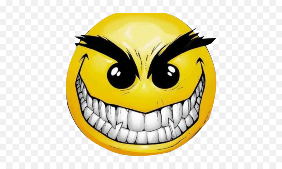 Wordpress Logo Clipart Smiley Face - Evil Smiley Face Full Emoji,Evil Clipart