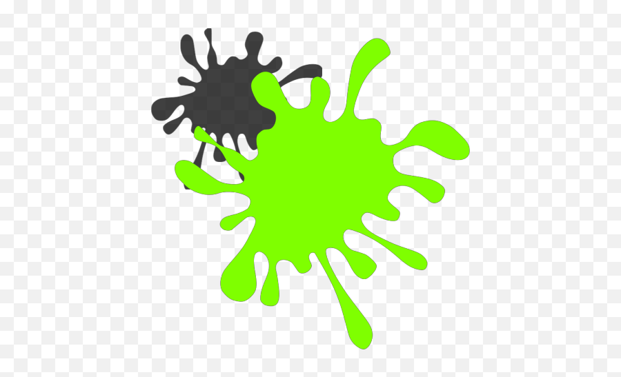 Green Paint Splatter Png Svg Clip Art For Web - Download Emoji,Paint Splatter Png Transparent