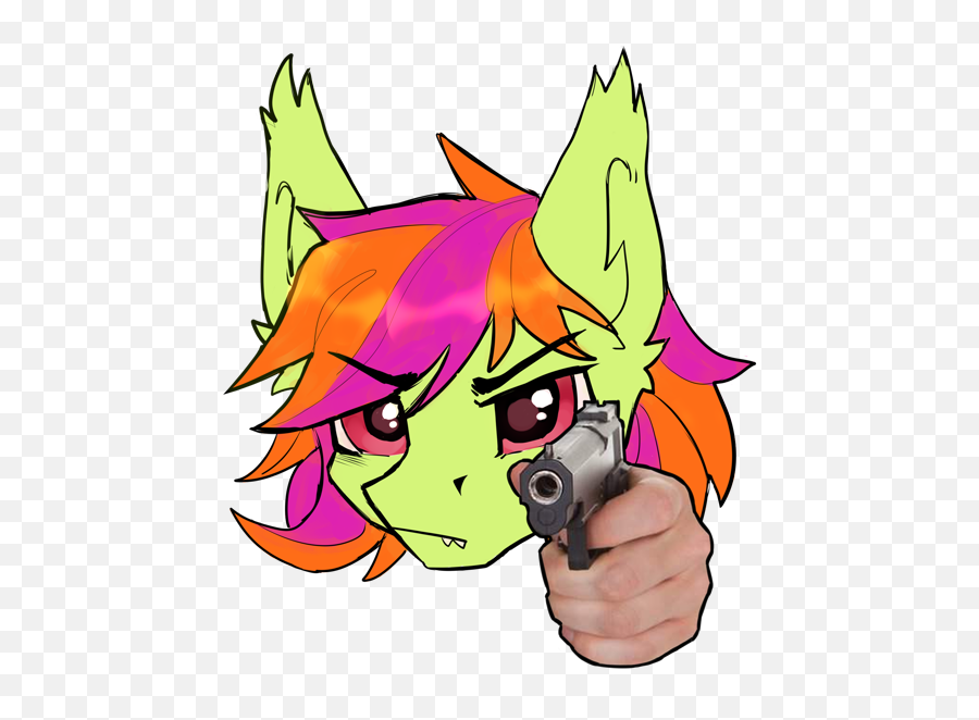 2270350 - Safe Artistkotya Oc Oc Only Ocframe Gravity Fictional Character Emoji,Gun Hand Png