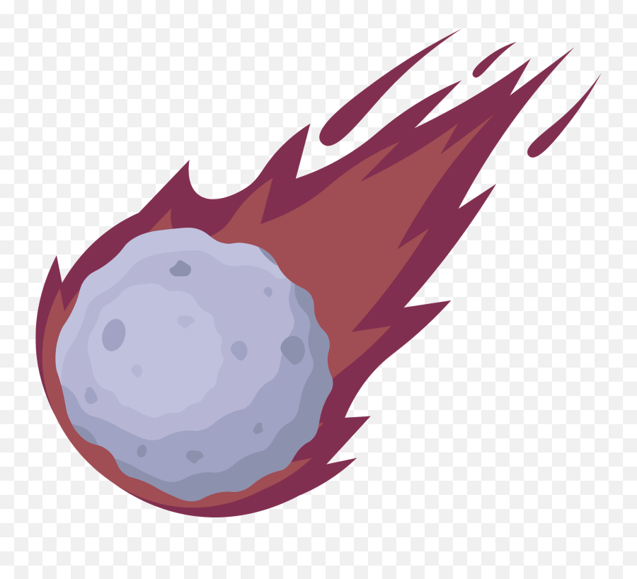 Meteor Clipart - Meteor Clipart Png Emoji,Comet Clipart