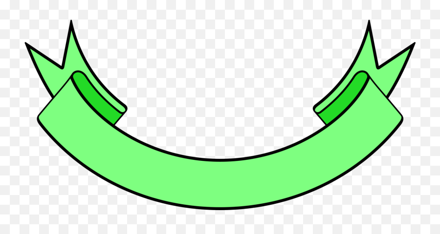 Plant Leaf Area Png Clipart - Curve Banner Ribbon Design Emoji,Banner Logo