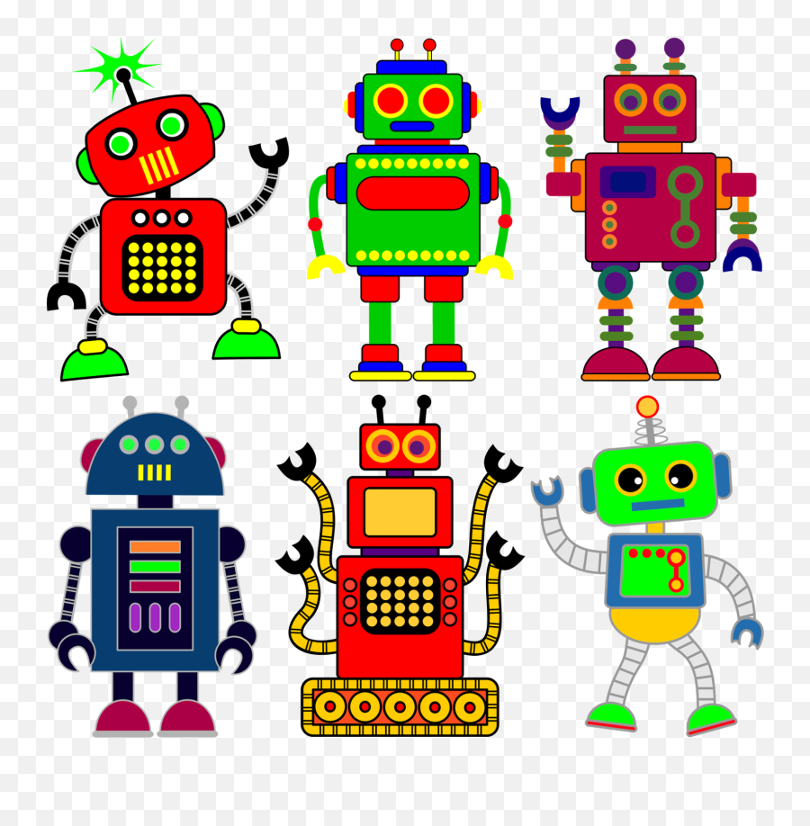Robot Clipart - Robots Clipart Emoji,Robot Clipart