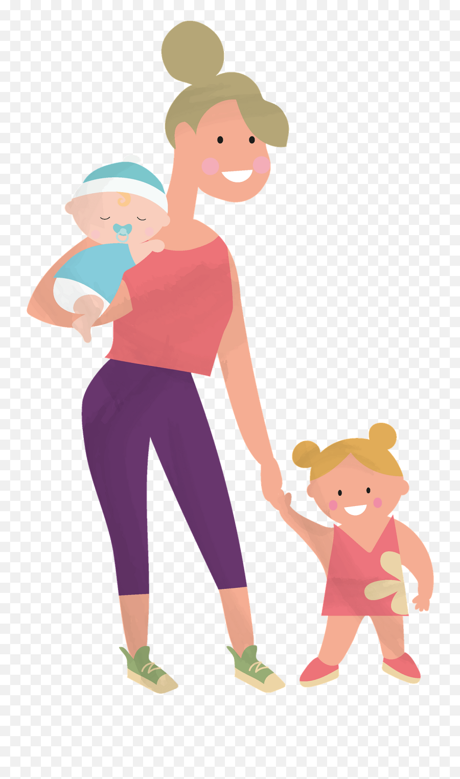 Baby Sitter Clipart - Holding Hands Emoji,Babysitting Clipart