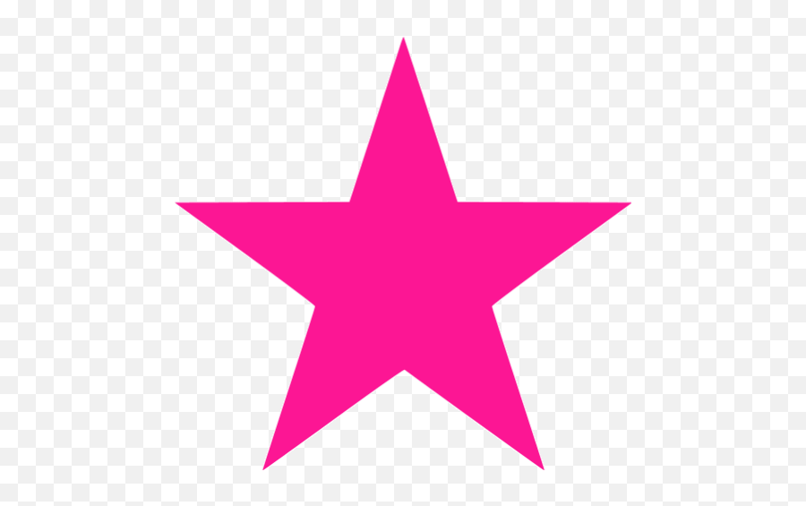Deep Pink Star Icon - Free Deep Pink Star Icons Transparent Pink Star Emoji,Star Transparent