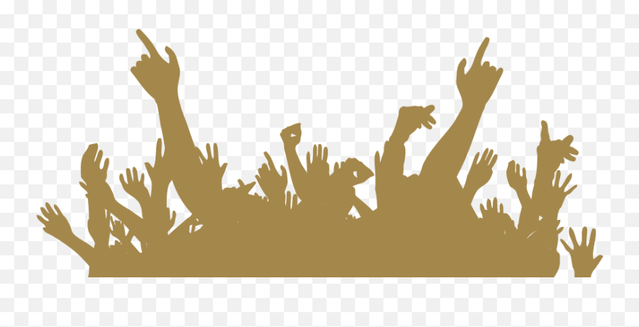 Download Concert Crowd Silhouette Png - Great Concert Clip Art Emoji,Crowd Silhouette Png