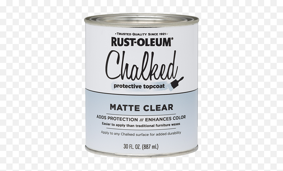 Rust - Oleum Chalked Paint Protective Topcoat Emoji,Transparent Top