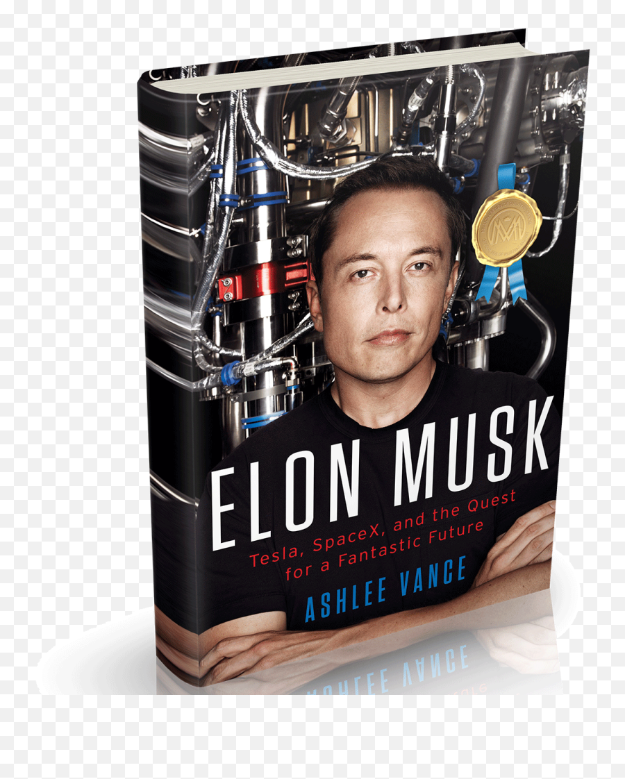 Elon Musk Tesla - Elon Musk Book Full Size Png Download Emoji,Elon Musk Png