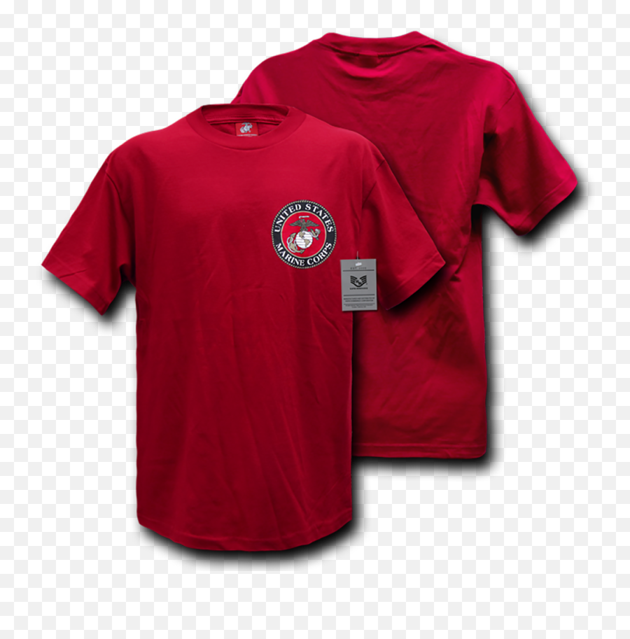 Usmc Marine Emblem Graphic T - Shirt Emoji,T Shirt With Logo