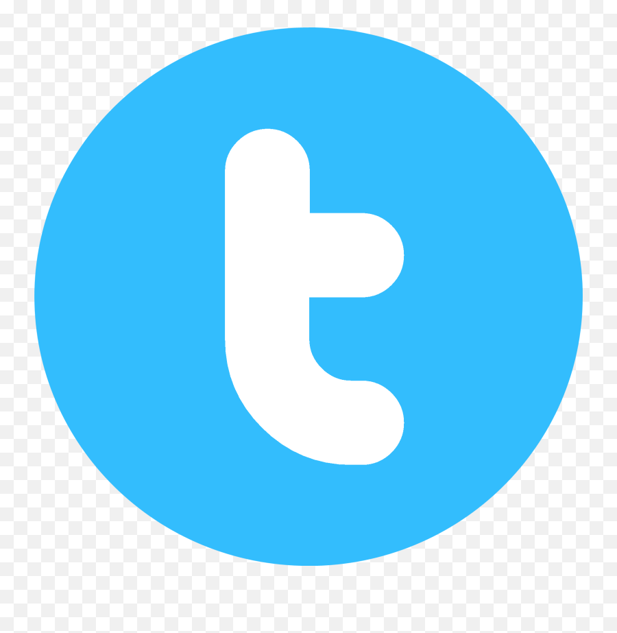 Transparent Twitter Logo Png White - Transparent Twitter Round Icon Emoji,White Twitter Logo
