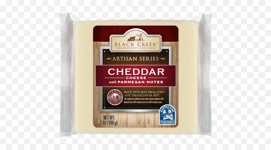 Black Creek Cheese Cheddar Cheese With Parmesan Notes Emoji,Cheddar Logo