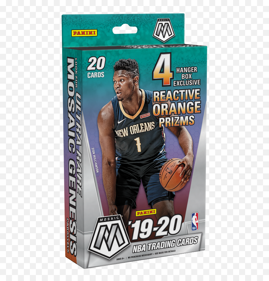 2019 - 20 Panini Mosaic Nba Basketball Trading Cards Hanger Box Exclusive 20 Cards Find Rookie Autographs Zion Williamson Ja Morant And More Emoji,Nba Teams Logo Wallpaper