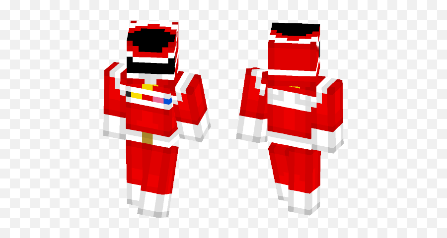 Download The Red Ranger - In Space Minecraft Skin For Free Emoji,Red Ranger Png