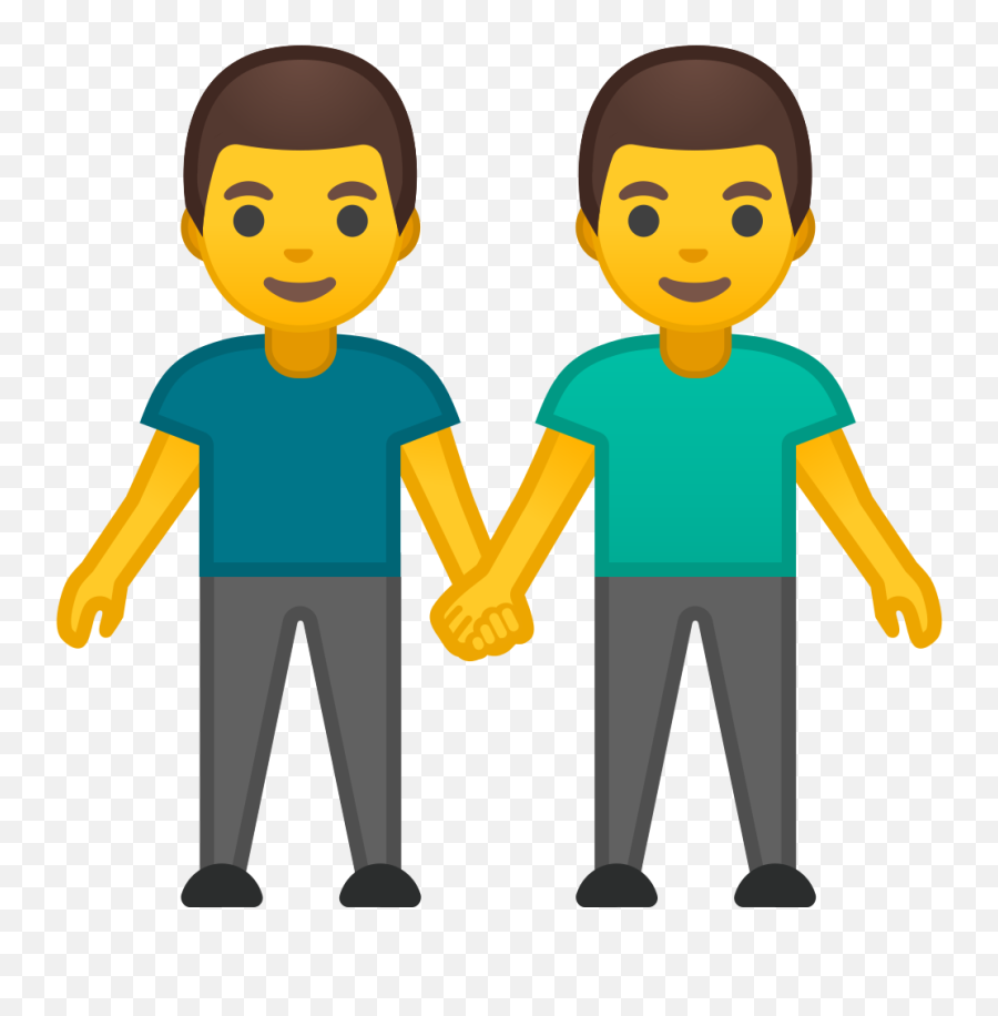 Two Men Holding Hands Icon Noto Emoji People Family - Two,Family Emoji Png