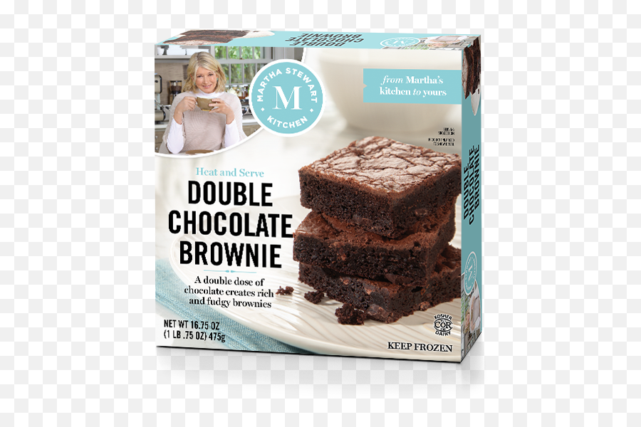 Martha Stewart Kitchen - Double Chocolate Brownie Emoji,Brownies Png