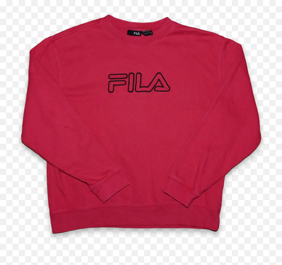 Vintage Fila Logo Sweatshirt Medium Emoji,Fila Logo Png