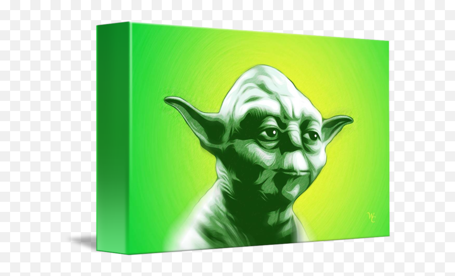 Yoda - Star Wars Pop Art By William Cu 422393 Png Yoda Emoji,Yoda Png