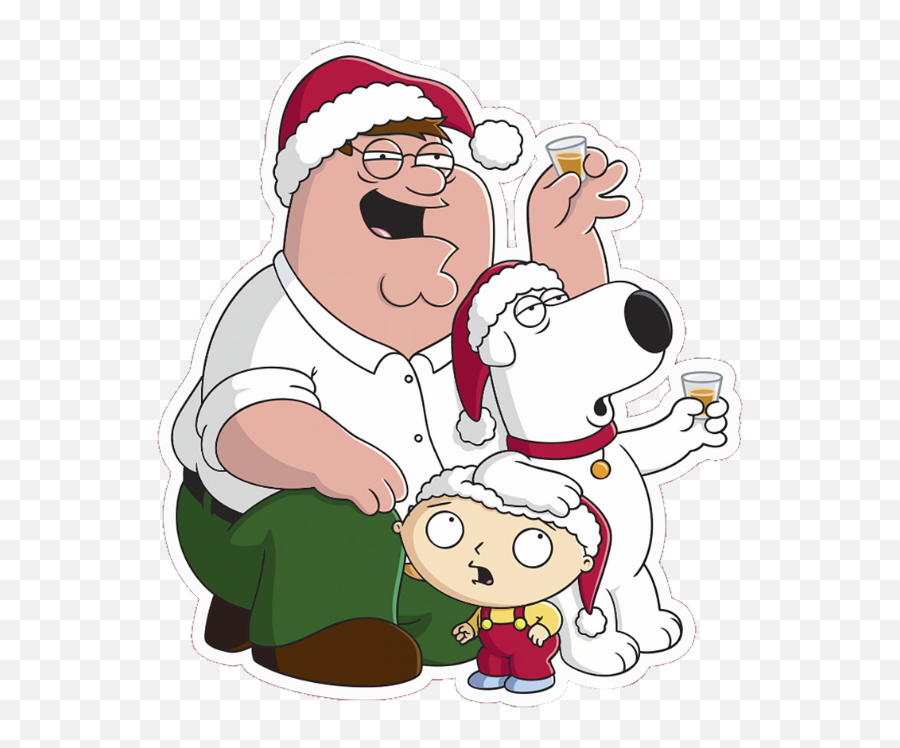 Family Guy Stewie Griffin Brian Griffin Peter Griffin - Brian Griffin Christmas Emoji,Peter Griffin Png