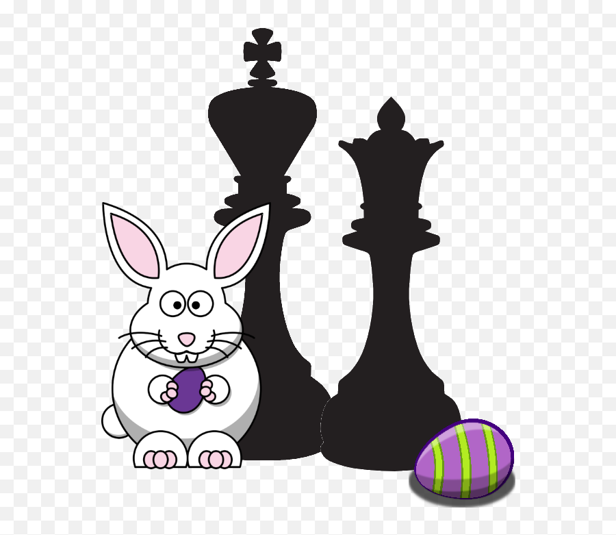 Free Chess Easter Clipart - Cartoon Easter Bunny Chess Easter Emoji,Easter Clipart Free