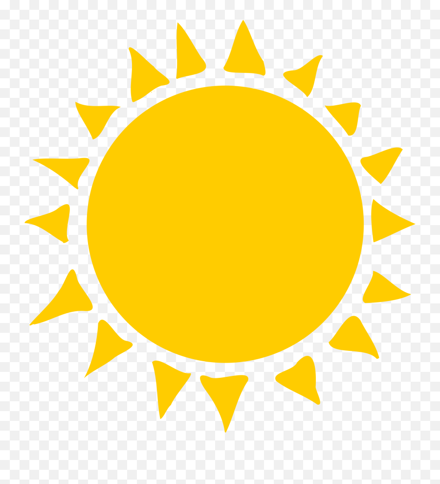 4 Clipart Sun Transparent - Flat Sun Icon Png Emoji,Sun Clipart