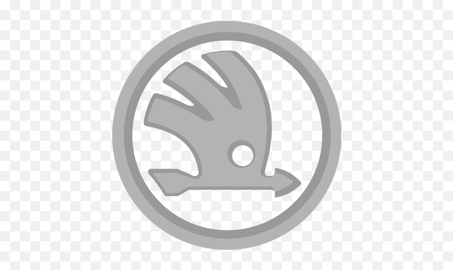 Download Skoda Logo - Skoda Logo Png Gray Emoji,Skoda Logo